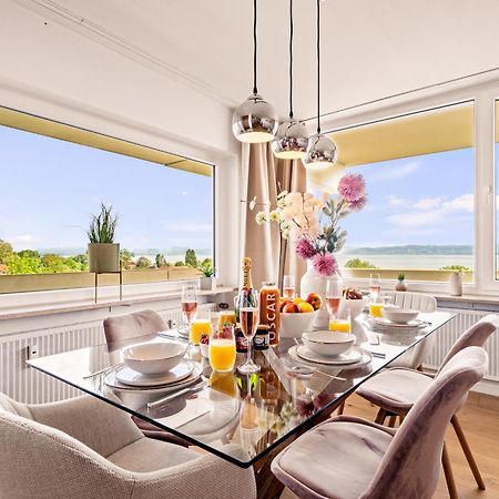 Panorama Penthouse Mit Atemberaubenden See- Und Bergblick Immenstaad am Bodensee Dış mekan fotoğraf