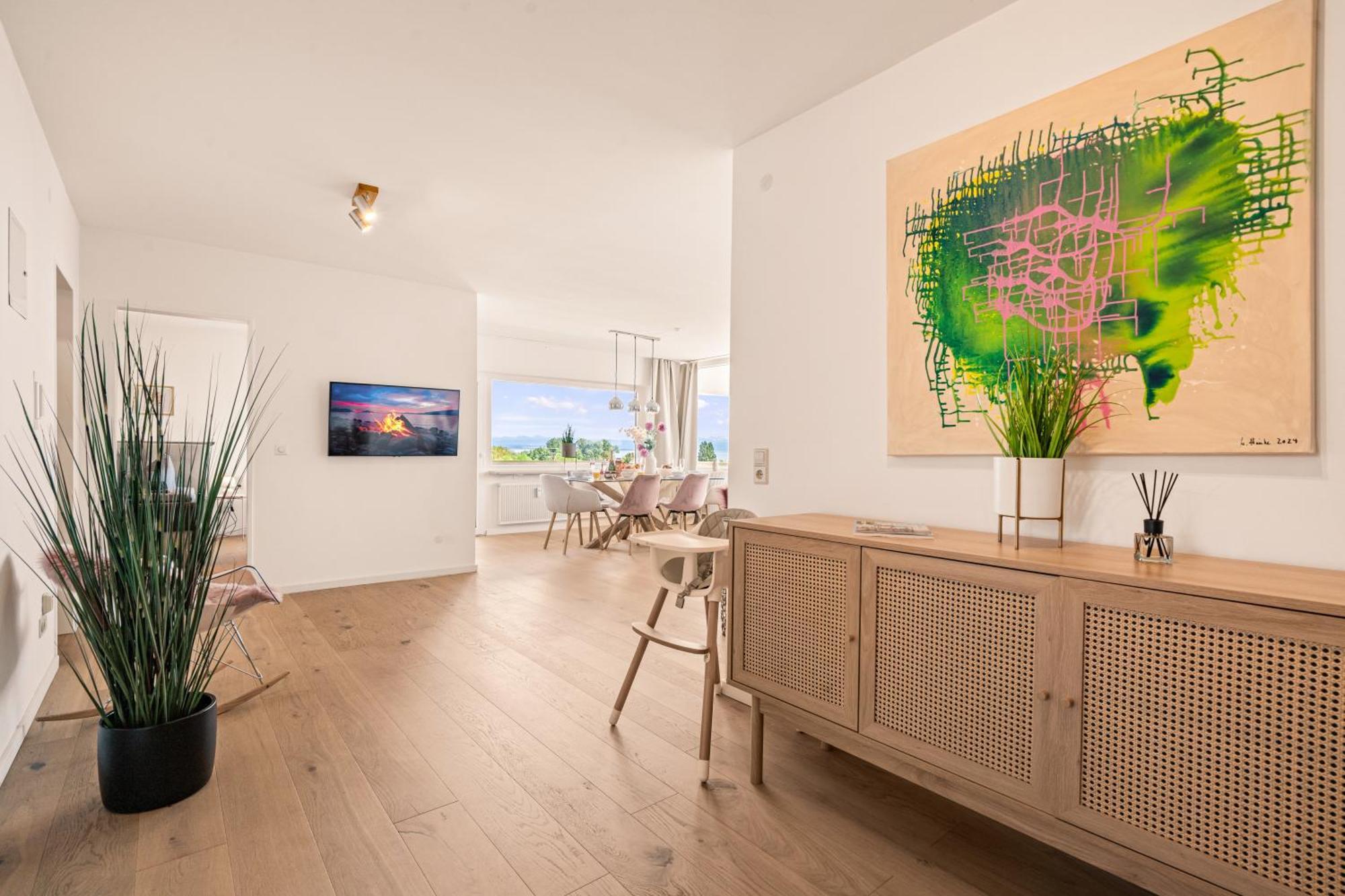 Panorama Penthouse Mit Atemberaubenden See- Und Bergblick Immenstaad am Bodensee Dış mekan fotoğraf